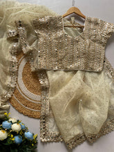 Load image into Gallery viewer, Party Wear Heavy Mirror And Codding Work Saree
