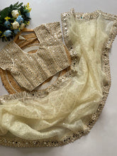 Load image into Gallery viewer, Party Wear Heavy Mirror And Codding Work Saree
