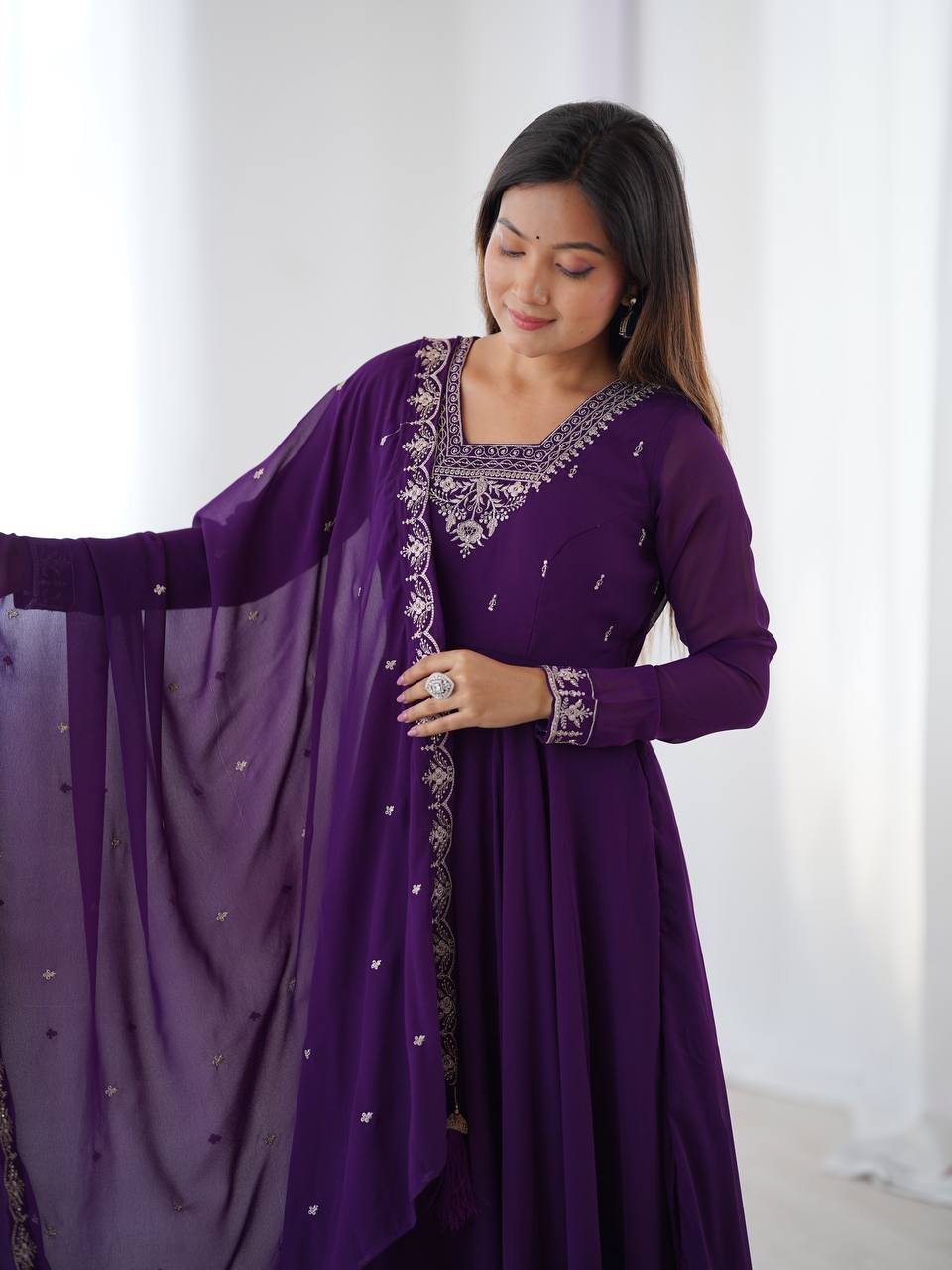 Wedding Wear Fully Stiched Anarkali Dress