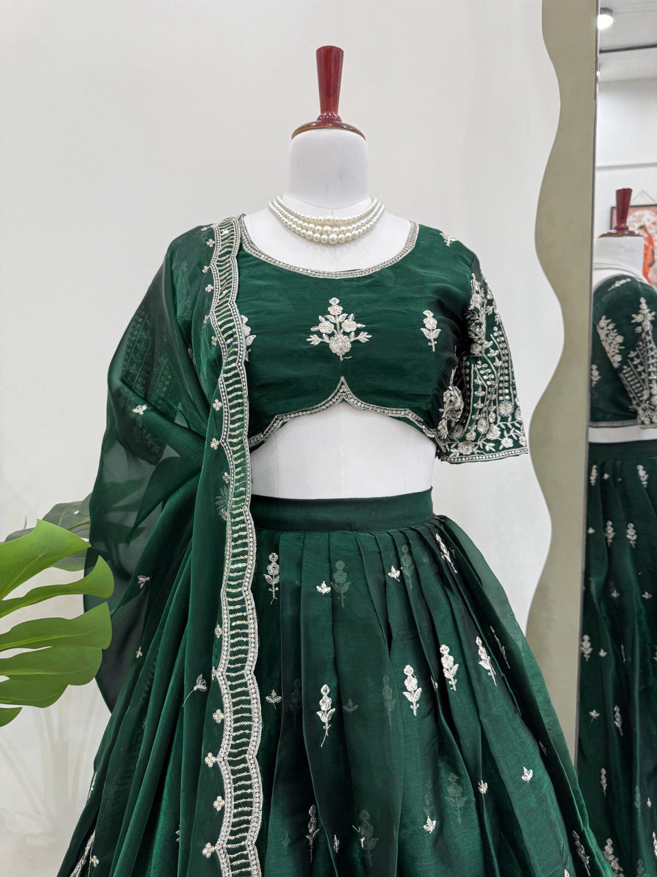 Marvellous Jimmi Chu Thread With Sequnce Lehenga Choli 2 Colours