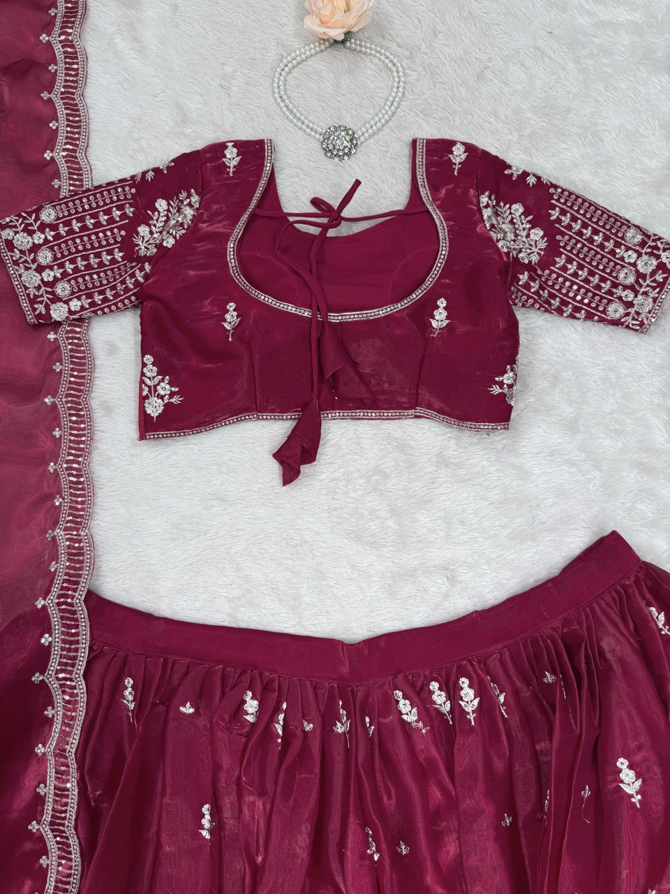 Marvellous Jimmi Chu Thread With Sequnce Lehenga Choli 2 Colours