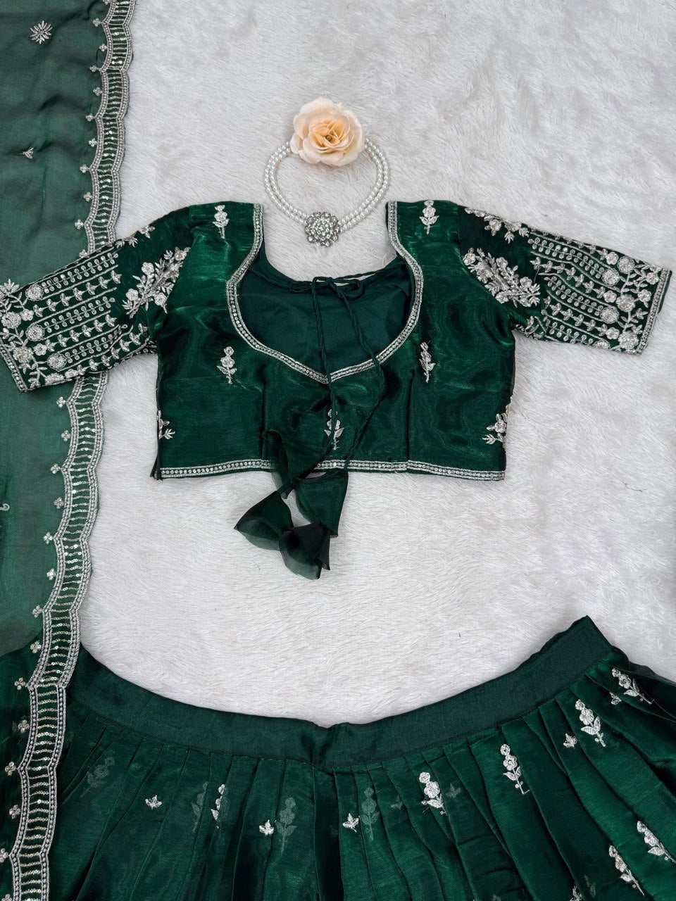 Marvellous Jimmi Chu Thread With Sequnce Lehenga Choli 2 Colours