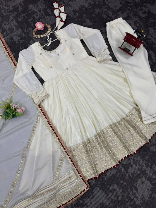 Attractive Designer Anarkali Suit For Festival Wedding Season
