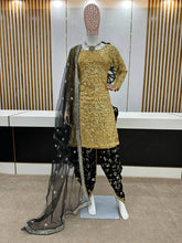 Load image into Gallery viewer, Fency Georgette Embroidary And Sequence Worked Stiched  Patiyala Suit
