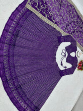 Load image into Gallery viewer, Purple Colour Heavy Embroidary Work Wedding Wear Lehenga
