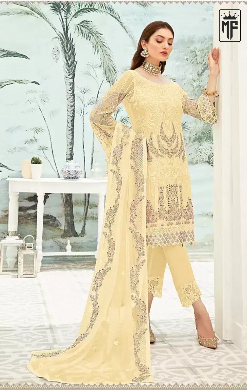 Georgette Embroidary Work Festival Wear Designer Pakistani Suit