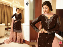 Load image into Gallery viewer, Amazing Designer Embroidary Work Semi Stiched Sharara Plazo Suit
