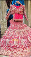 Load image into Gallery viewer, Wedding Wear Pista Color Net Coding Work Lehenga Choli
