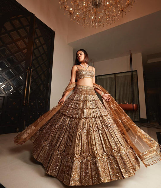 🙏With Happy Customer Review🎉✨ Wedding Wear Silk Embroidered Lehenga Choli