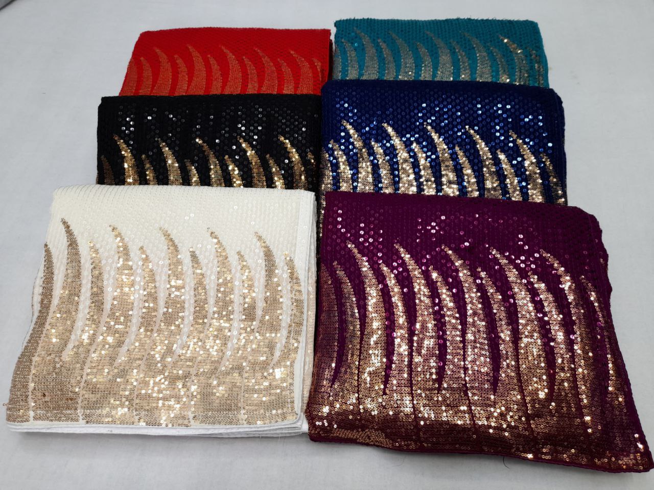 Designer Sequence Work Georgette Saree