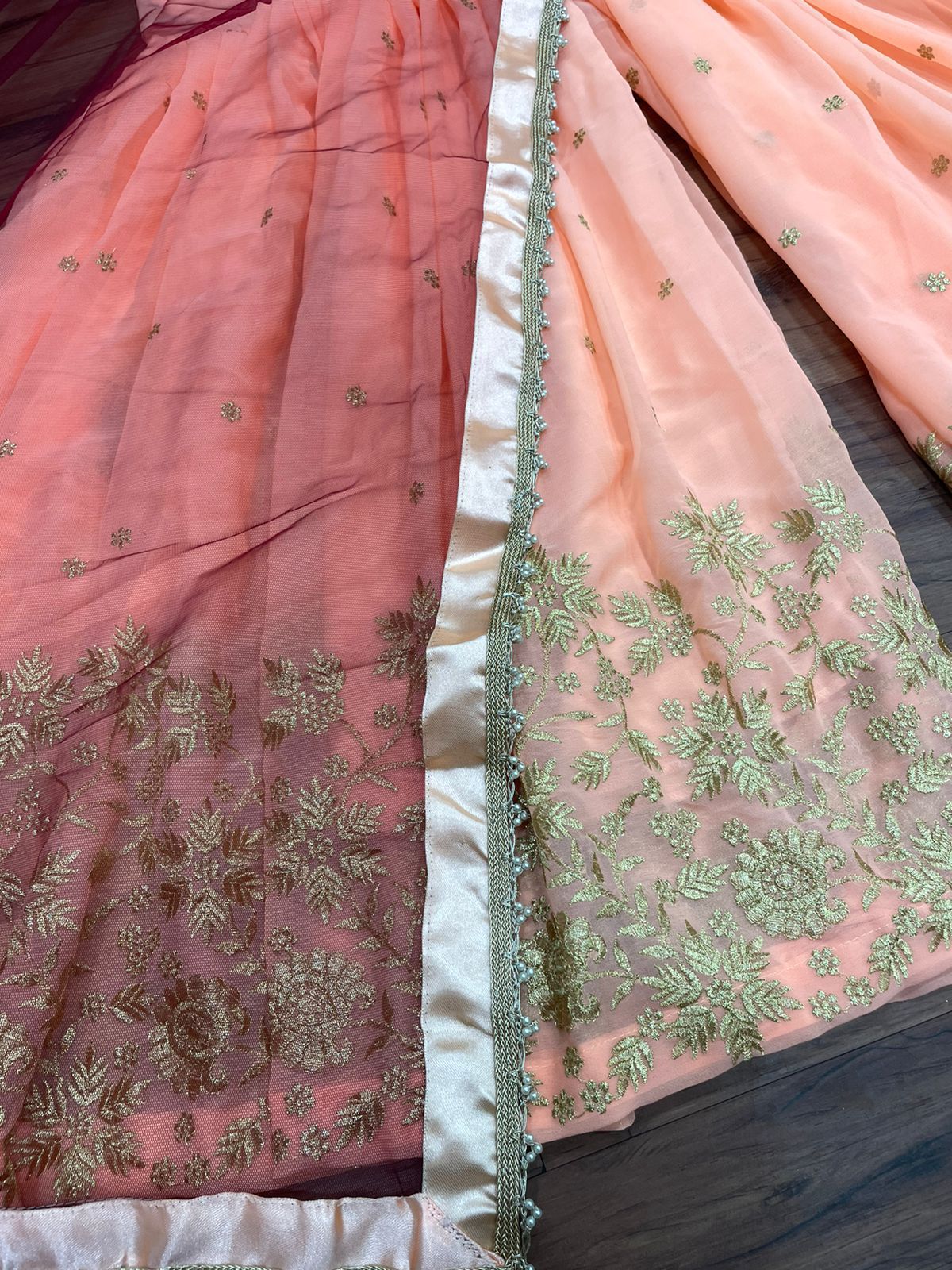 Party Wear Velvet Embroidered Full Stiched Sharara Suit