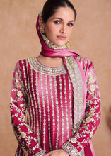 Load image into Gallery viewer, Phenomenal Chinon Ready Made Sharara Suit
