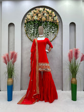 Load image into Gallery viewer, Function Wear Georgette Ready to Wear Sharara Suit
