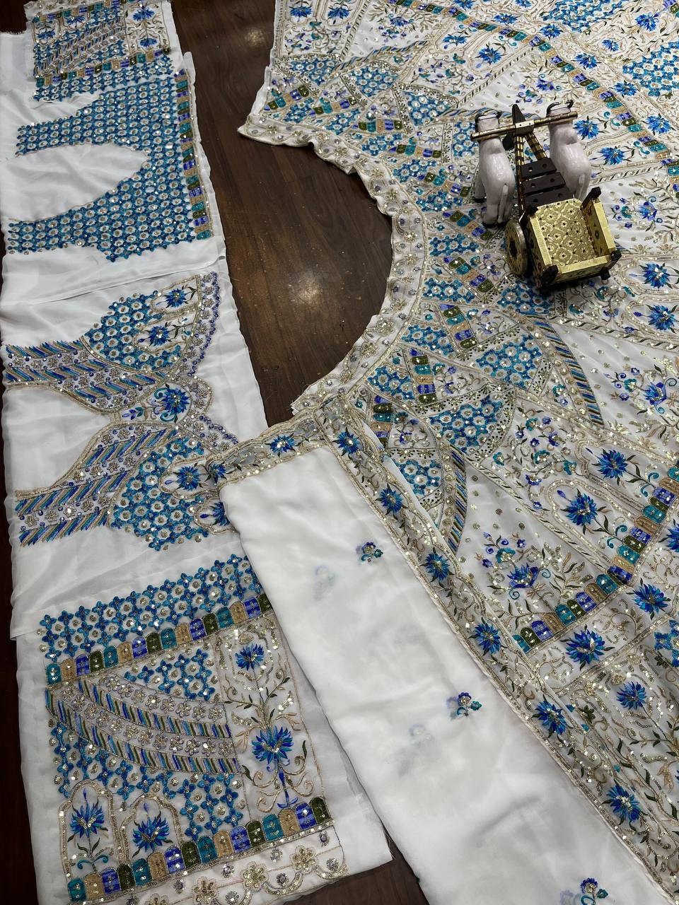 Wedding Wear Georgette Heavy Lehenga Choli