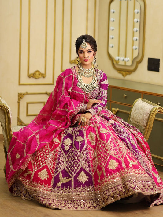 Function Wear Colorful Georgette Thread Sequence Work Lehenga Choli