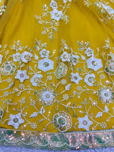 Load image into Gallery viewer, Jasmine : Yellow Soft Net Lehenga Choli
