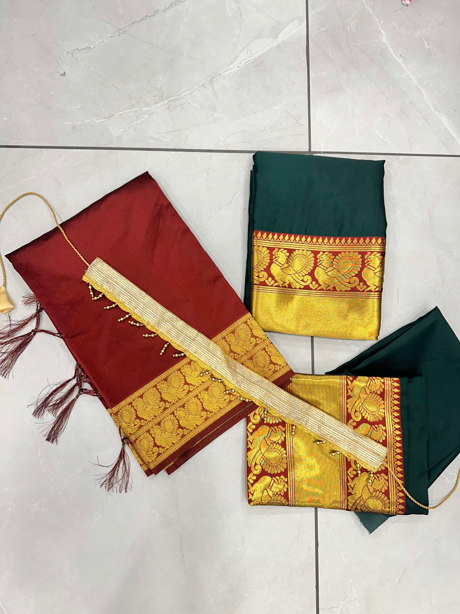 fcity.in - Ethno Style Traditional Banarasi Silk Bridal Saree Lehenga Choli  Set