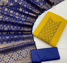 Load image into Gallery viewer, Phenomenal Cotton Designer Khatli Thread Hand Sequence Moti Diamond Work Salwar Kameez For Women
