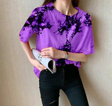 Load image into Gallery viewer, Appealing Imported Printed Design Tshirt For Women
