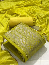 Load image into Gallery viewer, Attractive Chanderi Embroidered Work Salwar Suit For Party Wear
