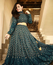 Load image into Gallery viewer, Wedding Wear Georgette Chain Stitched Work Lehenga Choli For Women
