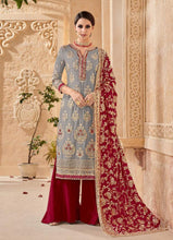 Load image into Gallery viewer, Wedding Wear Embroidered Work Georgette Salwar Suit
