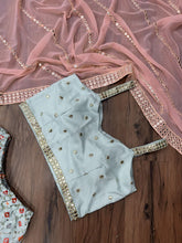 Load image into Gallery viewer, Beautiful Off White Color Silk Embroidered Work Designer Salwar Suit
