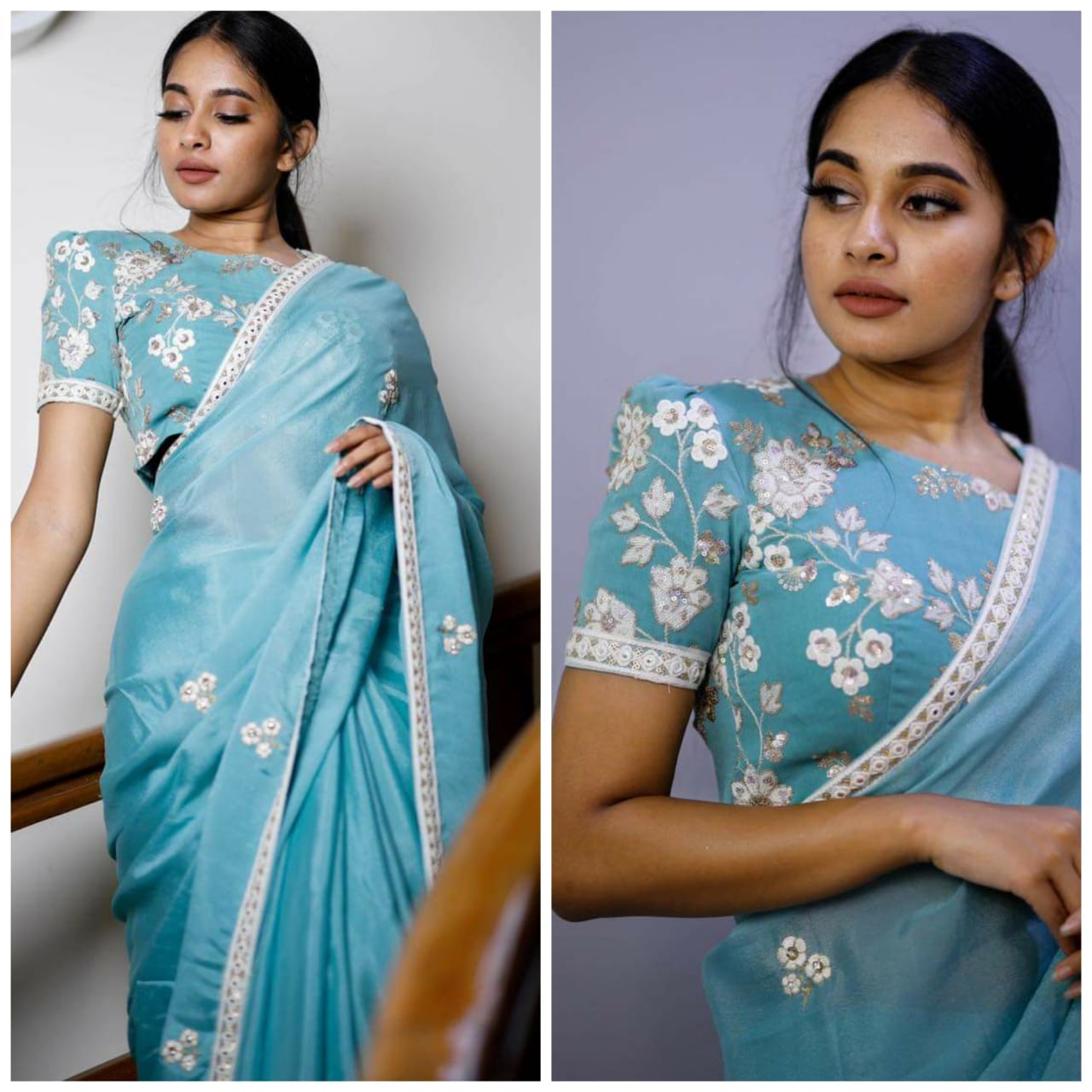 Stylish Function Wear Rangoli Silk Saree With Thred Work Border.