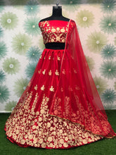 Load image into Gallery viewer, Bewildering Embroidered Designer Work Fancy Net Festive Wear Lehenga Choli Design
