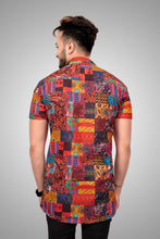 Load image into Gallery viewer, Ethnic Pattern Cotton Floral Printed Casual Shirts For Men
