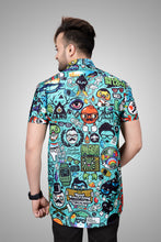 Load image into Gallery viewer, Good Looking Multi Graffiti Printed Stitched Shirts For Men
