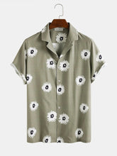 Load image into Gallery viewer, Lovely Rayon Cotton Little Daisy Print Casual Wear Shirts
