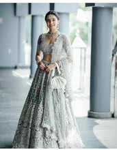 Load image into Gallery viewer, Outstanding Grey Color Chine Sequence Work Soft Net Lehenga Choli For Women
