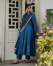 Load image into Gallery viewer, Artistic Rangoli Satin Ready Made Festive Wear Salwar Suit For Ladies
