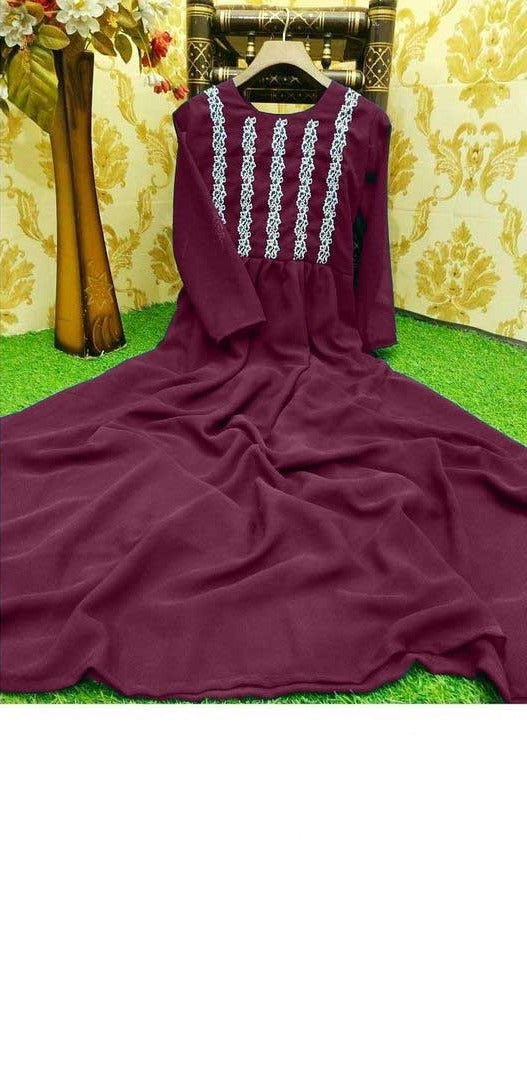 Latest Embroidered Readymade Kurti For Big Size Women