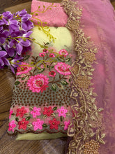 Load image into Gallery viewer, Trendy Organza Function Wear Stone Thread Work Lehenga Choli
