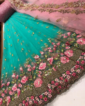 Load image into Gallery viewer, Trendy Organza Function Wear Stone Thread Work Lehenga Choli
