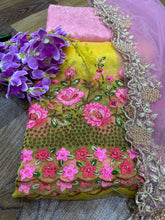 Load image into Gallery viewer, Trendy Organza Function Wear Stone Thread Work Lehenga Choli
