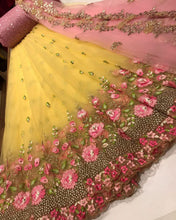 Load image into Gallery viewer, Trendy Organza Function Wear Stone Thread Work Lehenga Choli
