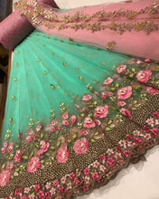 Load image into Gallery viewer, Trendy Organza Function Wear Stone Thread Work Lehenga Choli
