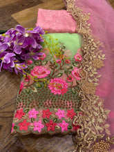 Load image into Gallery viewer, Trendy Organza Function Wear Stone Thread Work Lehenga Choli
