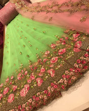 Load image into Gallery viewer, Trendy Organza Function Wear Stone Thread Work Lehenga Choli
