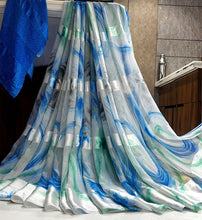 Load image into Gallery viewer, Regular Wear Satin Silk Saree For women
