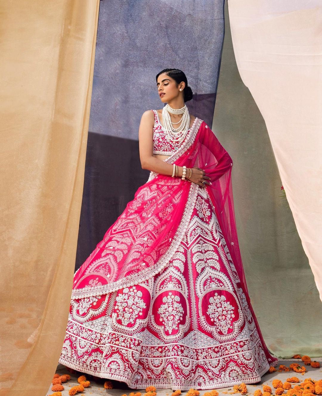 Function Wear Wear Rani Pink Color Tapeta Heavy Coading Work Lehenga Choli For Women