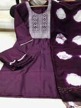 Load image into Gallery viewer, Fully Stitched Ethnic Salwar Suit Set  With Dupatta For Girls
