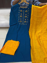 Load image into Gallery viewer, Amazing South Silk Ready To Wear Ethnic Set With Dupatta in All Size
