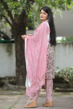 Load image into Gallery viewer, Casual Wear Pink Color Cotton Printed Ready To Wear Salwar Suit

