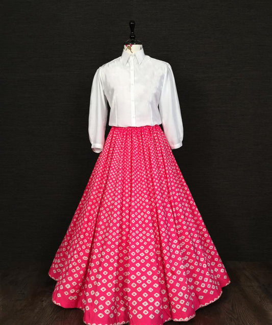 Amazing Pink Color Art Silk Printed Function Wear Lehenga Choli For Women