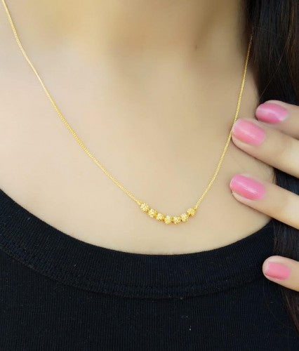 Festive Wear Golden Imitation Necklace